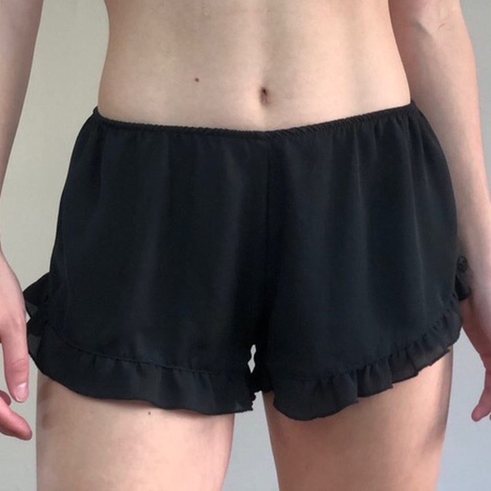 Brandy Melville grey sheer shorties